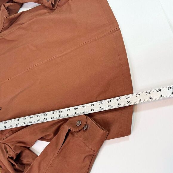 Bob Mackie Wearable Art Jacket Womens 1X Brown Cotton Embellished Gems Full Zip - Picture 6 of 11